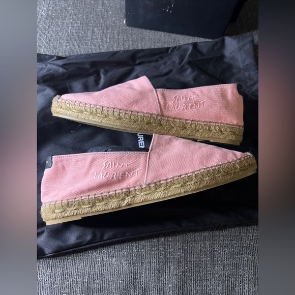 SAINT LAURENT Espadrilles in Pink Canvas EU Size 38 New In Box - Picture 6 of 6